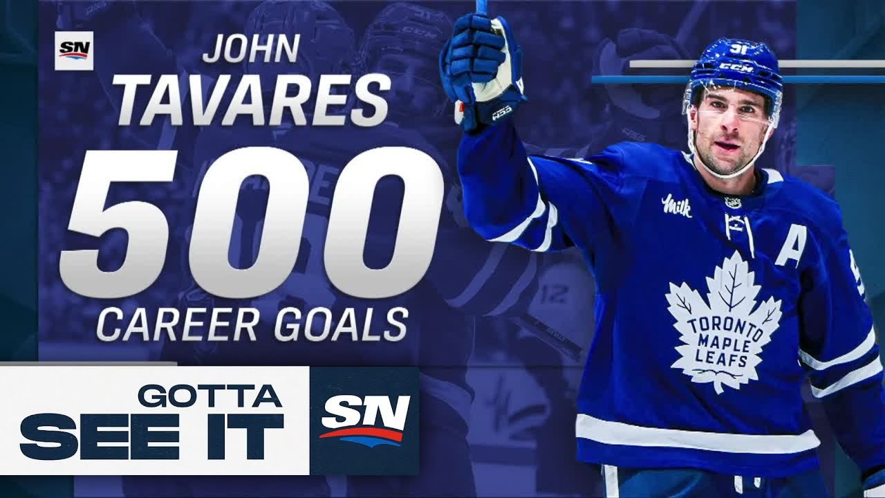 GOTTA SEE IT: Maple Leafs' John Tavares Scores 500th Career NHL Goal