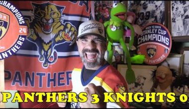 Florida Panthers Shut Out Vegas Knights 3-0 About Time!!!