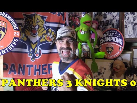 Florida Panthers Shut Out Vegas Knights 3-0 About Time!!!
