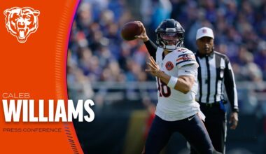 Caleb Williams on performance vs. Baltimore Ravens | Chicago Bears