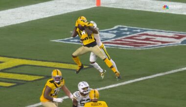 DK Overdrive! Metcalf extends Steelers' lead on TD