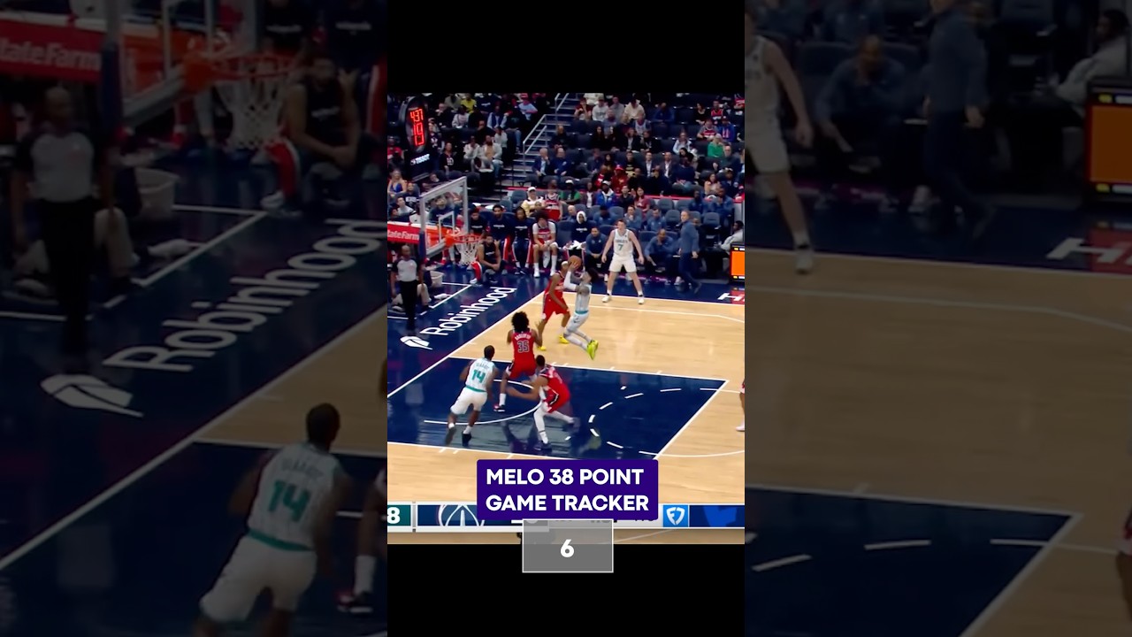 38 Points w/ a Triple Double 😮‍💨🛸 #charlottehornets #lameloball #tripledouble