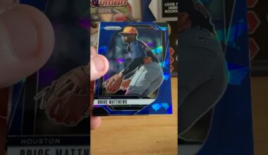 Astros prospect Brice Matthews lands in 2025 Panini Prizm Baseball