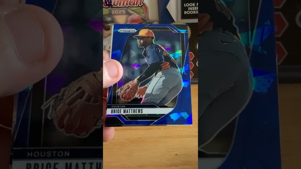 Astros prospect Brice Matthews lands in 2025 Panini Prizm Baseball