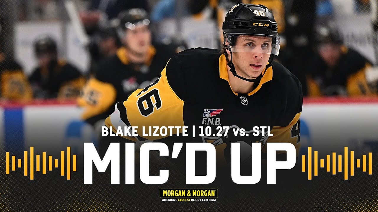 Blake Lizotte: Mic'd Up Against STL | Pittsburgh Penguins