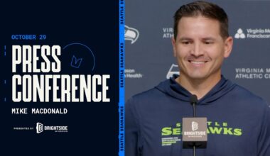 Head Coach Mike Macdonald On The Upcoming Matchup at Commanders