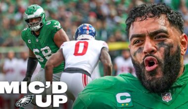 Jordan Mailata Mic'd Up in REVENGE Win vs New York Giants