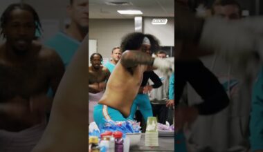 Momentum. 💪 Step inside the locker room after our Week 8 win. 🔊