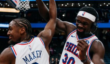 Adem Bona ✋🏿🏀 | 76ers ⚔️ Wizards | 28.10.2025