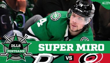 Streak SNAPPED! Stars Beat Hurricanes 3-2 To Get Back Into Win Column  | DLLS STARS POSTGAME