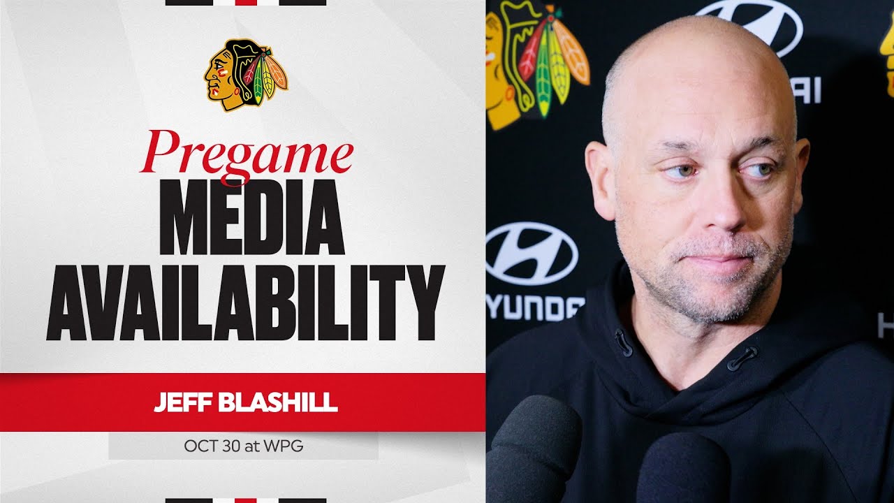 "We have talent." | Jeff Blashill Pregame 10.30.25