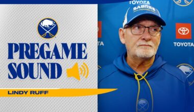 Jordan Greenway Expected To Play Against Boston | Buffalo Sabres Coach Lindy Ruff Pregame Media
