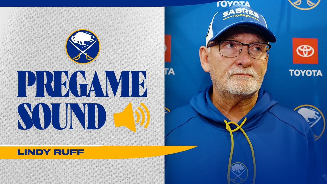 Jordan Greenway Expected To Play Against Boston | Buffalo Sabres Coach Lindy Ruff Pregame Media