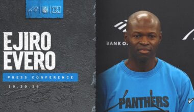 Ejiro Evero on facing Packers offense | Carolina Panthers
