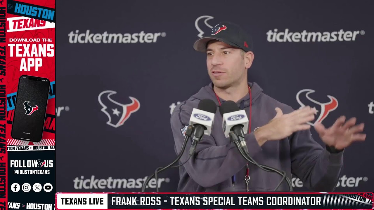 LIVE:  Houston Texans Coordinators address the media