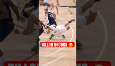 Dillon Brooks is hilarious 😂 #shorts