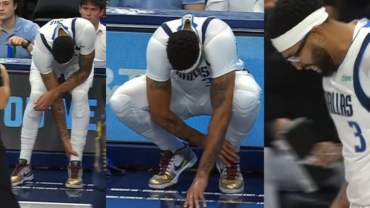 Anthony Davis goes to locker room with Achilles injury vs Pacers