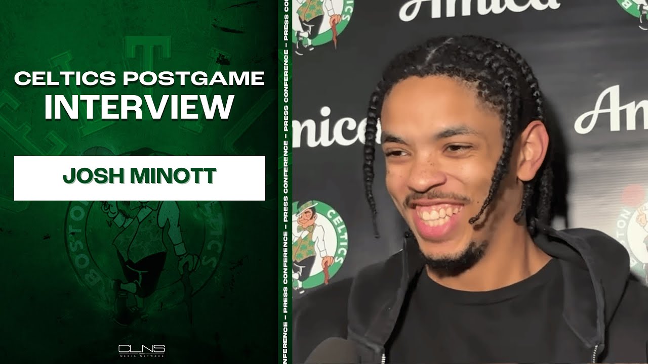 Josh Minott at LOSS FOR WORDS over Garden Crowd | Celtics vs Cavs Postgame