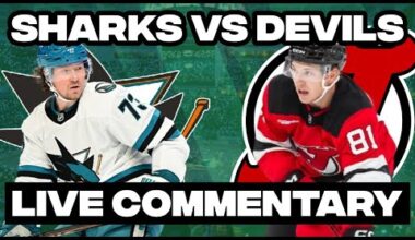 New Jersey Devils Vs San Jose Sharks LIVE COMMENTARY | 2025-26 NHL Season