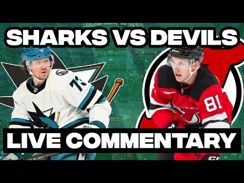 New Jersey Devils Vs San Jose Sharks LIVE COMMENTARY | 2025-26 NHL Season