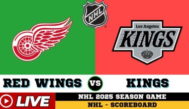 🔴LIVE : Detroit Red Wings Vs Los Angeles Kings | NHL 2025 | NHL Live SCOREBOARD