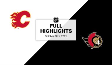 NHL Highlights | Flames vs. Senators | October 30, 2025