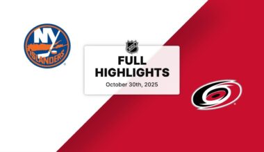 NHL Highlights | Islanders vs. Hurricanes | October 30, 2025