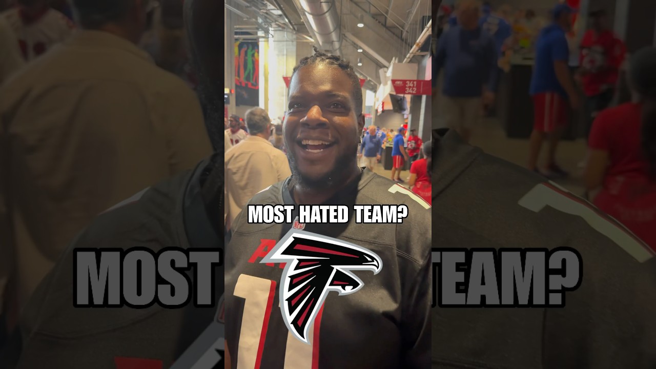 What team do Atlanta Falcons fans HATE most??? #falcons #bills #saints #nfl #shorts