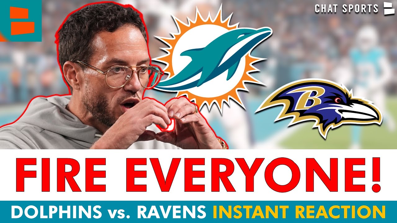 FIRE EVERYONE! Miami Dolphins vs. Baltimore Ravens TNF Instant Reaction