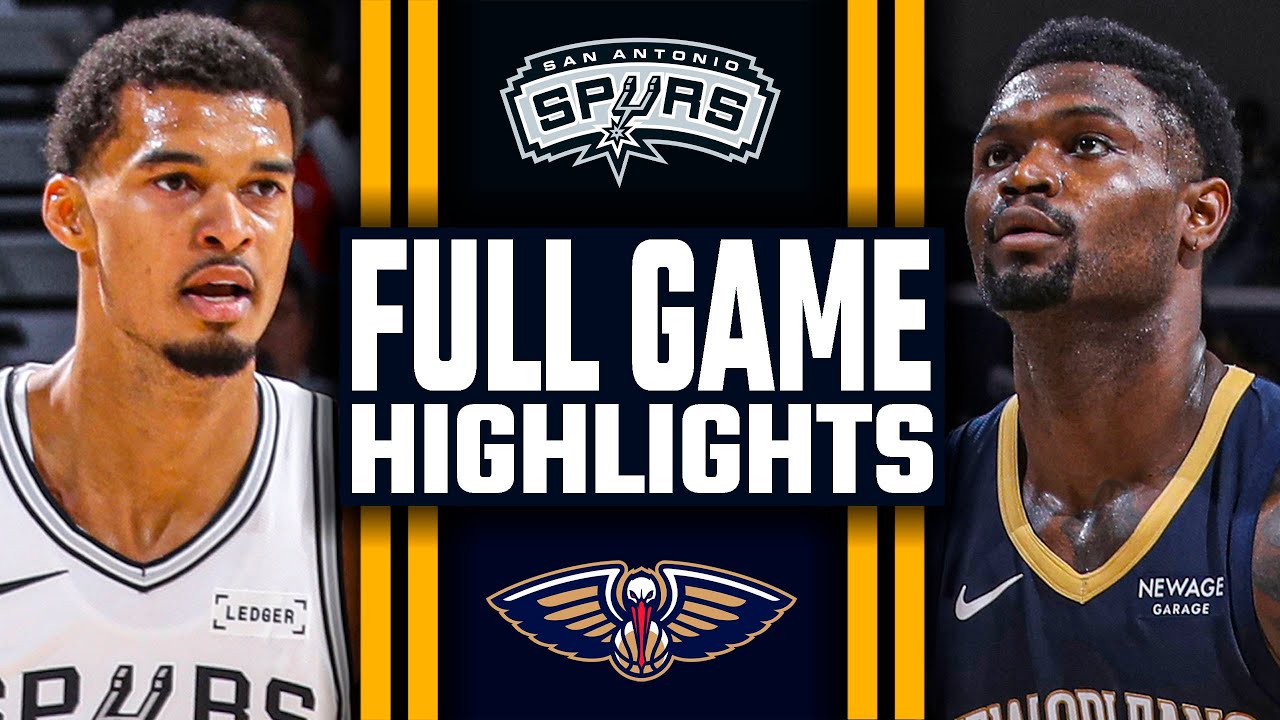 San Antonio Spurs vs New Orleans Pelicans - Full Game Highlights | October 24, 2025-26 NBA Season