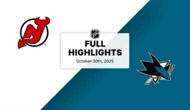 NHL Highlights | Devils vs. Sharks | October 30, 2025