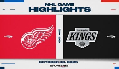 NHL Highlights | Red Wings vs. Kings - October 30, 2025