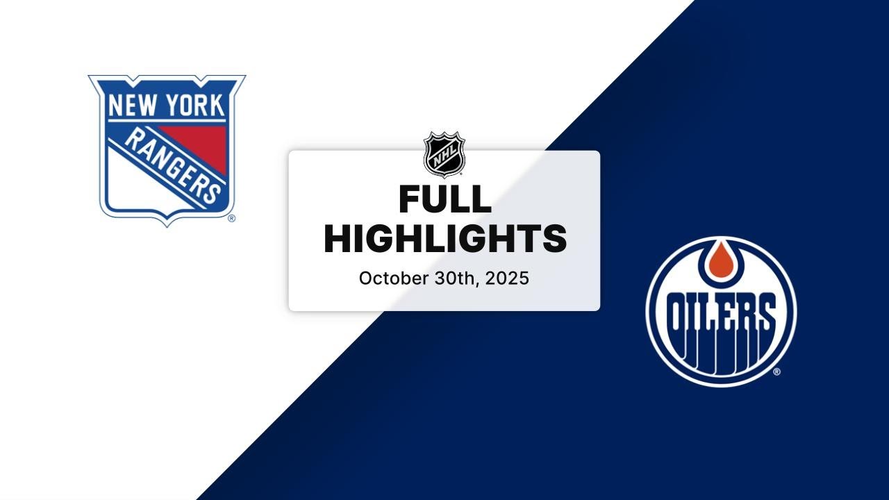 NHL Highlights | Rangers vs. Oilers | October 30, 2025