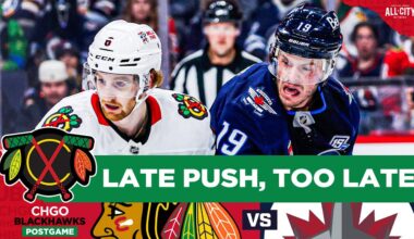 BLACKHAWKS POSTGAME: Blackhawks Comeback Falls Short vs Toews and Jets| CHGO Blackhawks Podcast