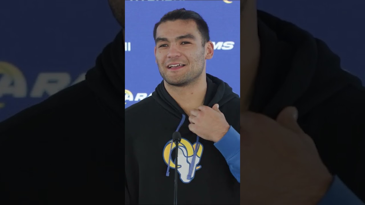 God forbid Jared Verse just get some Adele at practice 🎶🎧 #nfl #rams #shorts