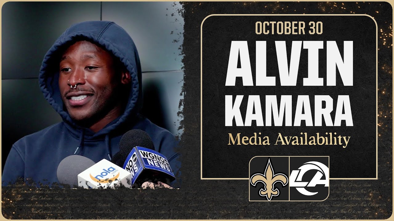 Alvin Kamara on running game, Tyler Shough | New Orleans Saints