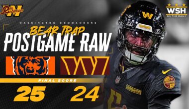 RANT : Washington Commanders are a BAD TEAM Right Now | GUTWRENCHING Loss to Chicago Bears