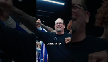 “One, Two, Three… Sixers!” 🗣️