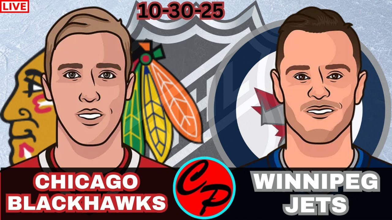 CHICAGO BLACKHAWKS vs WINNIPEG JETS GAME 11 NHL HOCKEY LIVE GAME CAST & AUDIO