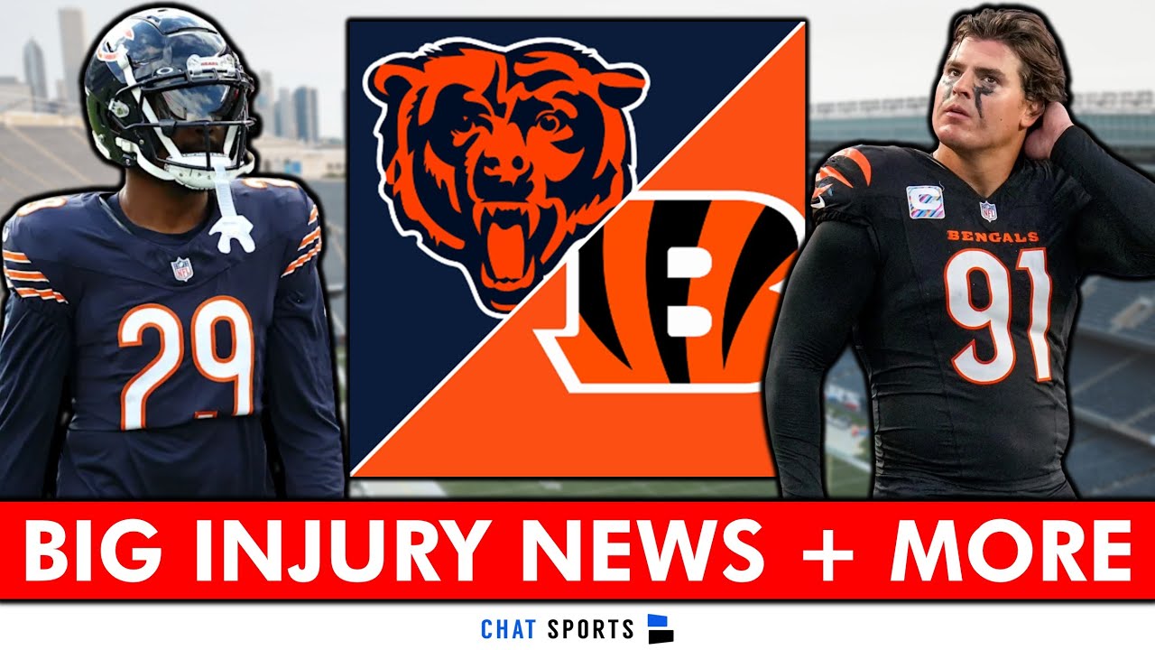 Bears Injury Updates On D’Andre Swift, Tyrique Stevenson, Joe Flacco, Trey Hendrickson + MORE NEWS