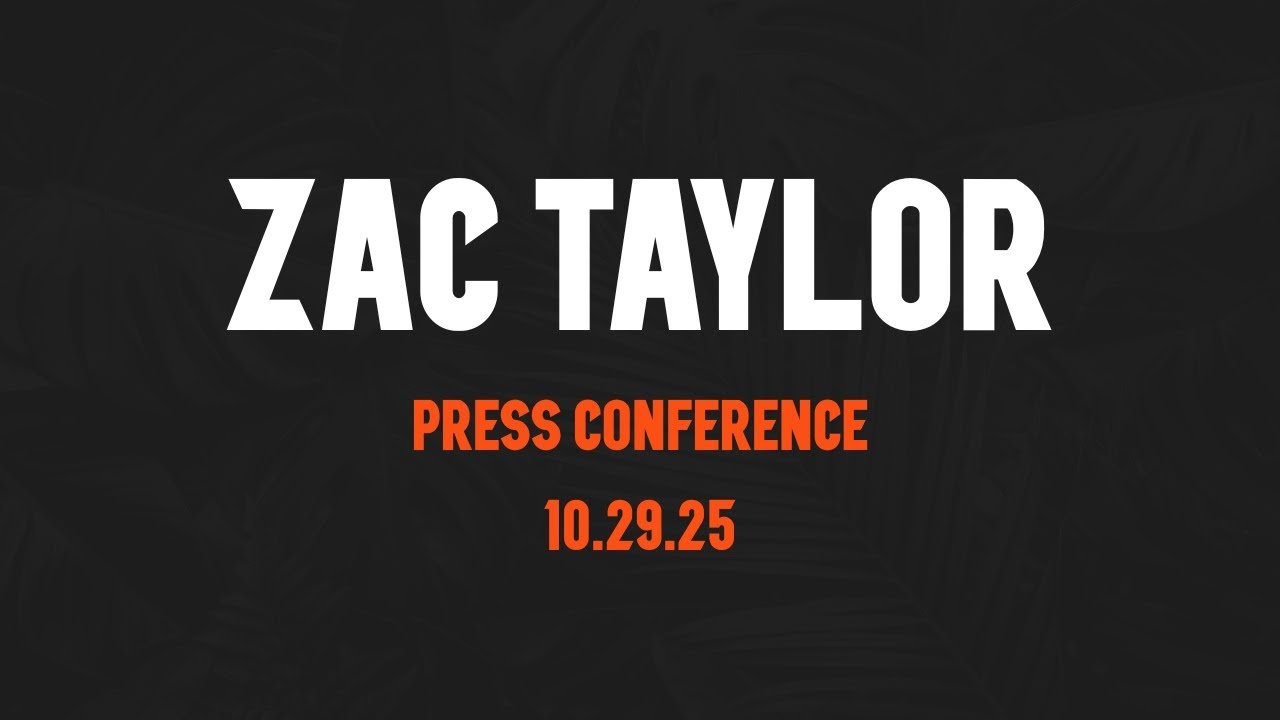 Zac Taylor Press Conference - October 29