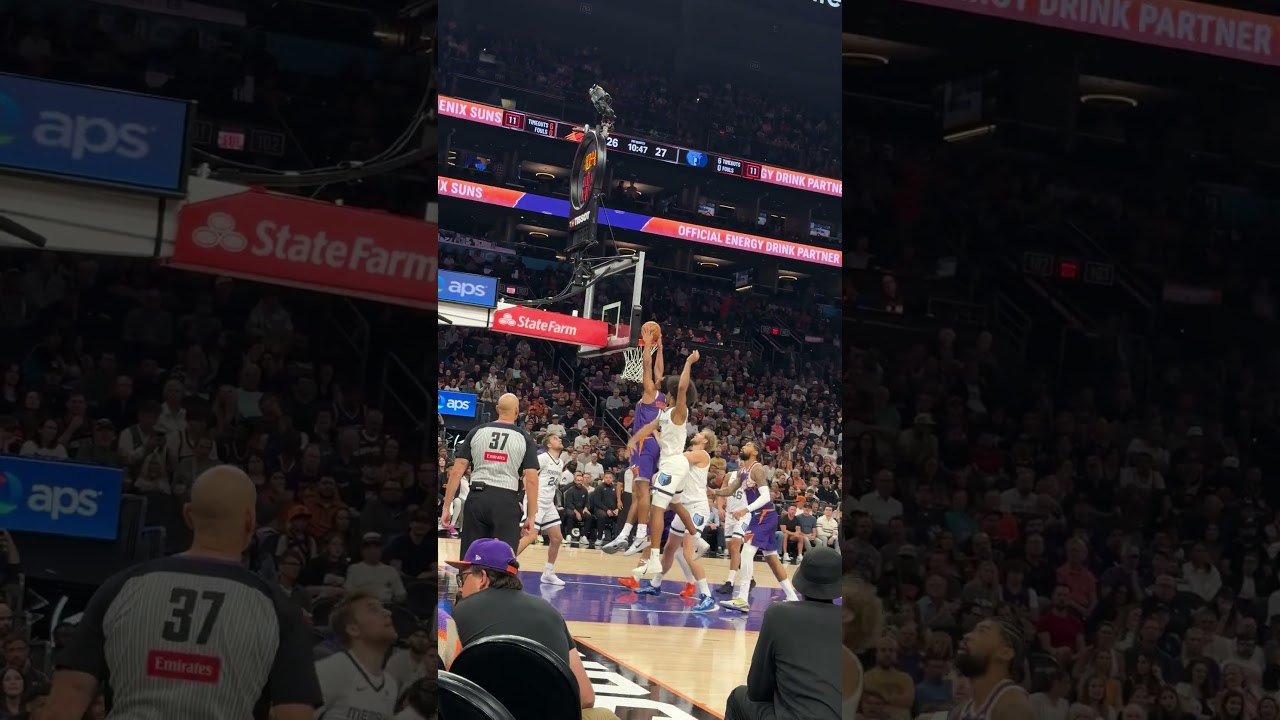 Oso above the rim ☄️ #shorts | Phoenix Suns