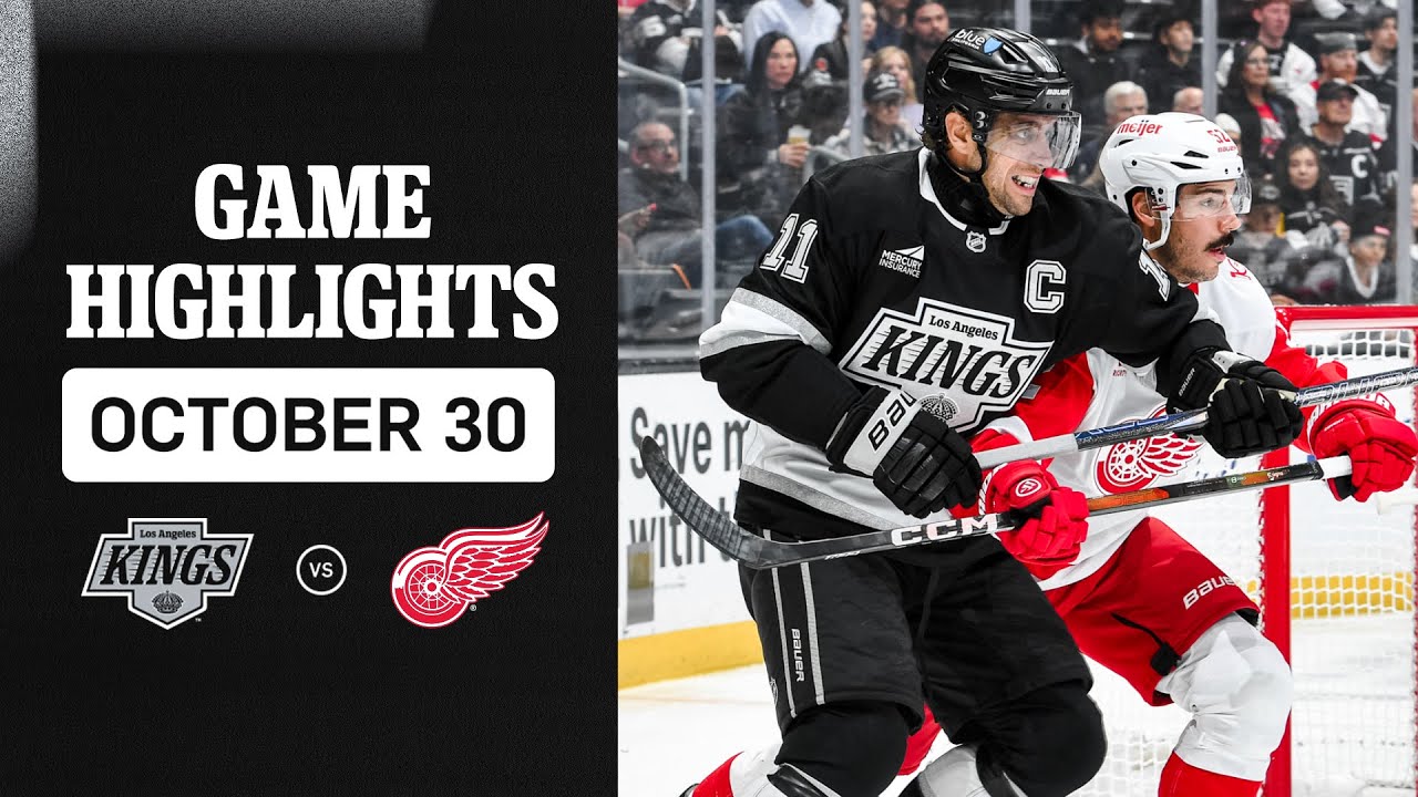 HIGHLIGHTS: Detroit Red Wings at Los Angeles Kings | NHL Highlights