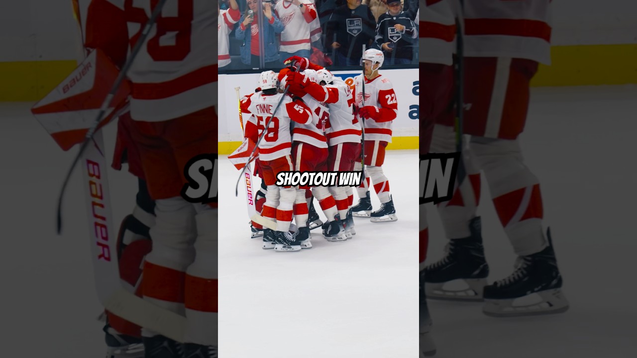Highlights from the Red Wings shootout win over the LA Kings