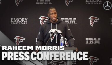 Head Coach Raheem Morris Week 9 Media Availability | Monday, October 27th | Press Conference