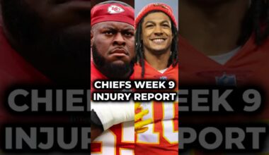 Kansas City Chiefs Week 9 Injury Report vs. Buffalo Bills #nfl #chiefs #shorts