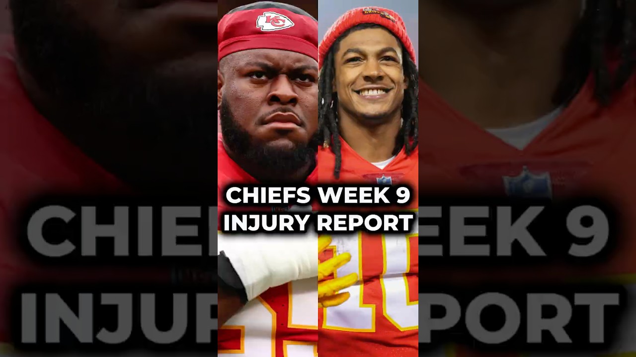 Kansas City Chiefs Week 9 Injury Report vs. Buffalo Bills #nfl #chiefs #shorts