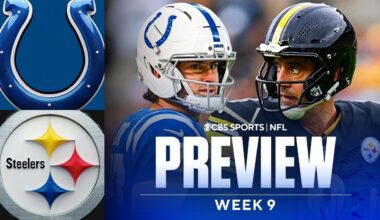 Colts vs Steelers Game Preview: Biggest Storylines & Players to Watch | NFL Week 9
