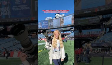 DIML: game day as a photographer for the New England Patriots 📸 #nfl #patriots #diml
