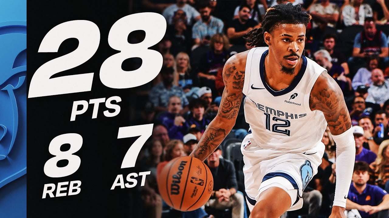 Ja Morant Comes Up BIG vs Suns! 🔥 | October 29, 2025